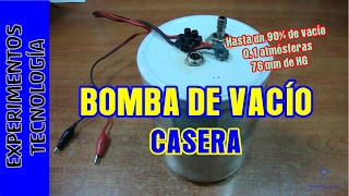 Bomba de VACIO Casera v10 [upl. by Dolan]