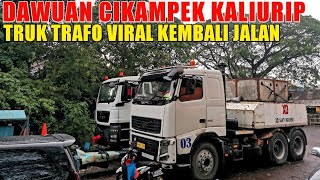 Setelah istirahat beberapa minggu truk trafo viral kembali jalan lagi‼️Dawuan cikampek kaliurip [upl. by Ainerbas]