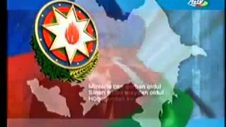 Azerbaijan National Anthem  AZTV [upl. by Akcinahs]