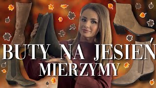 🍁BUTY NA JESIEŃ 👢🥾 MIERZYMY🍂 [upl. by Nageet558]