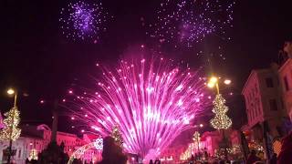 Novorocny ohnostroj Banska Bystrica 2020 Fireworks in Slovakia [upl. by Trauts]