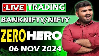 07 NOV 2024  Live Trading Banknifty  Expiry Day Price Action nifty Analysis trading banknifty [upl. by Akierdna820]