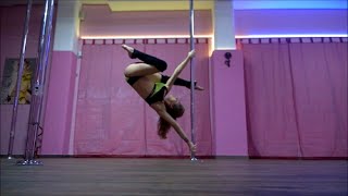 TWISTED GRIP HANDSPRING  POLE DANCE TUTORIAL  ADVANCED [upl. by Dnomder]