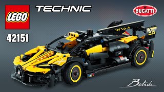 LEGO® Technic™ Bugatti Bolide 42151905 pcs StepbyStep Building Instructions  TopBrickBuilder [upl. by Leuams]