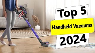 ✅Top 5 Best Handheld Vacuums of 2024  Best Handheld Vacuums [upl. by Monaco162]