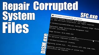 How to Fix Corrupt Windows 10 System Files  SCF and DISM Scan [upl. by Sami]