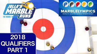 Winter Marble League 2018 Qualifiers E1 Curling [upl. by Lehcyar]