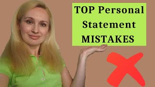 Top Personal Statement Mistakes  CAAPID [upl. by Chafee753]