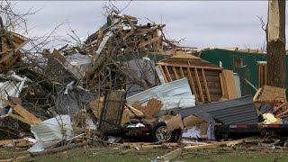 Logan County tornado upgraded to EF3 after supercell storms sweep across Ohio on Thursday [upl. by Edda937]