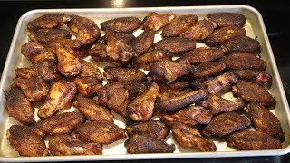 Smoked Chicken Wings On The Oklahoma Joes Highland [upl. by Nosiaj]