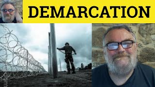 🔵 Demarcation Meaning  Demarcate Definition  Demark Explained  GRE Vocabulary [upl. by Llerot]