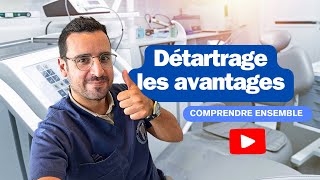 Les avantages du DÉTARTRAGE dentaire👇🏻 [upl. by Kerman249]