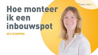 Hoe monteer ik een inbouwspot Zo plaats je een inbouwspot in het plafond  MONTAGE [upl. by Dyan]