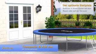 Ampel 24 Trampolin mit 430 cm Durchmesser [upl. by Jobina]