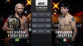 UFC 270 Free Fight Brandon Moreno vs Deiveson Figueiredo 1 [upl. by Skeie489]