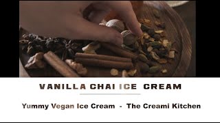 Vegan Vanilla Chai Ice Cream in Ninja Creami [upl. by Kemble]