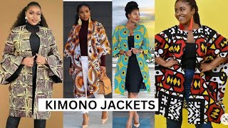 STYLISH AND CLASSY KIMONO AFRICAN JACKETS FOR LADIES [upl. by Krause]