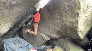 Haycock Bouldering  Black Pearl V9 [upl. by Amann]