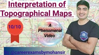 Interpretation of Topographical Maps ।Toposheet ICSE Board Class 10 [upl. by Ettenel]