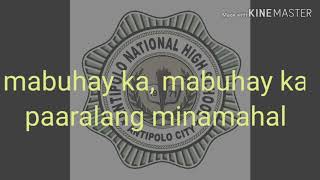 ANHS HYMN ANTIPOLO NATIONAL HIGH SCHOOL HYMN [upl. by Haorbed630]