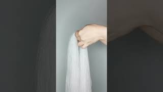 How to make a drawstring ponytaildrawstringponytail extensionhair [upl. by Luane]