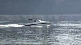 2008 Ebbtide 2700 Cuddy Bow Rider Lake Test Boulder Boats [upl. by Diao430]