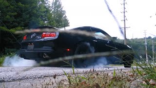 HD 2011 Mustang Roush RS 37  ExhaustBurnout and Fly By [upl. by Falkner]