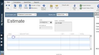 QuickBooks Tips amp Tricks Create Estimates Without Adding a New Customer [upl. by Ermin]