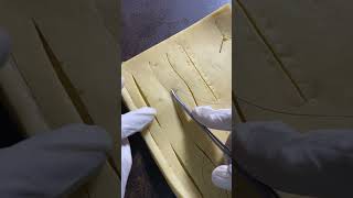 Simple interrupted sutures part 2 … تعليم اساسيات الخياطه من الصفر [upl. by Werby]