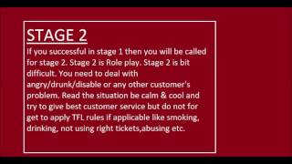 TFL Customer Service Assistant Interview [upl. by Ninerb]