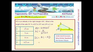 Trigonometry SAT Difficult Question in Less Than a Minute [upl. by Kata]