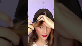 CÓMO cortar✂️ el FLEQUILLO DESFILADO en casa 💇‍♀️ [upl. by Novek]