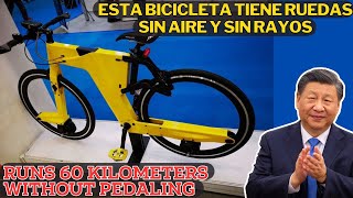 CONOCE LA BICICLETA quotSIN RUEDASquot QUE ESTÁ ROMPIENDO TODAS LAS REGLAS Y LLAMANDO LA ATENCIÓN [upl. by Rahab]