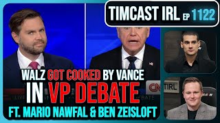 Vance STUNS Independent Voters After Walzs VP Debate Disaster  Timcast IRL [upl. by Erdnassac]