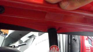 Using plastic rivet tool on pontiac fiero door [upl. by Oicram]