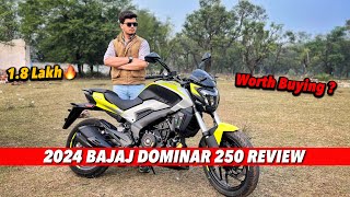 Bajaj Dominar 250 2024 Review  Most powerful 250cc bike in budget [upl. by Yart]