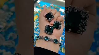 beautiful silver earrings new design eyerining neklessilvarering jewellery youtubeshortsytshorts [upl. by Chow]