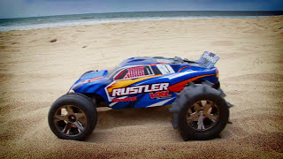 Traxxas Rustler VXL  Day at the Beach [upl. by Fuhrman71]