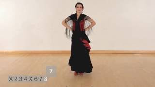 How to perform a simple Flamenco dance sequence [upl. by Berhley]