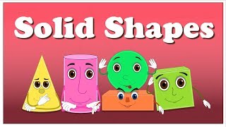 Solid Shapes  aumsum kids science education children [upl. by Anabel]