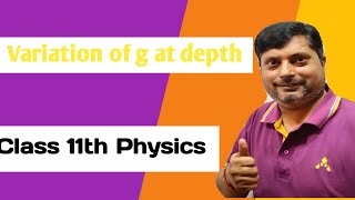 Variation of g।। below the earths surface।। depthphysics education viral videosexams [upl. by Yelsnik198]