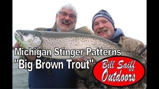 quotBig Lake Ontario Brown TroutquotMichigan Stinger Spoon Selection [upl. by Amein107]