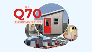 Ep 28 QuickHaven Q70 Emergency Shelter  Home Tour  The Rapid Shelter Innovation Showcase [upl. by Durkee75]