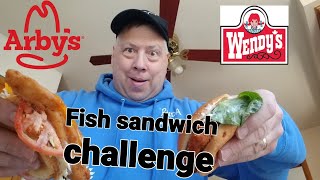 Wendys vs Arbys fish sandwich challenge [upl. by Gildas]