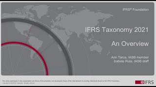 Introducing the IFRS Taxonomy 2021 [upl. by Halda]