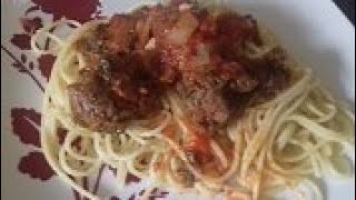 Spaghetti boulettes [upl. by Yerdna]