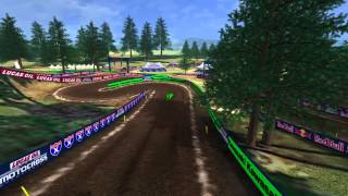 Washougal Motocross Animated Track Map Dynamic Cam [upl. by Meda]