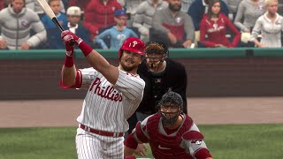 Arizona Diamondbacks vs Philadelphia Phillies  NLDS 2023 Full Game 2 Highlights MLB The Show 23 Sim [upl. by Aural]