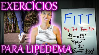 MELHORES EXERCÍCIOS para LIPEDEMA Método FITT [upl. by Medovich]