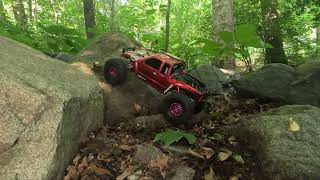 SCX10 II LCG 1st Time RC Crawling On Full Droop Suspension The Pros and the Cons [upl. by Haral]